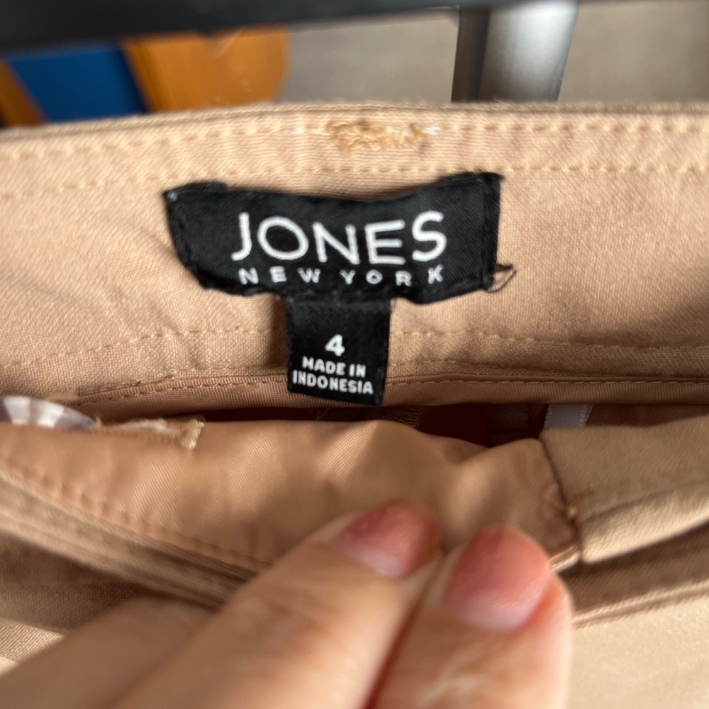 Jones New York Chic Camel Women's Straight Leg Pants - Picture 6 of 7